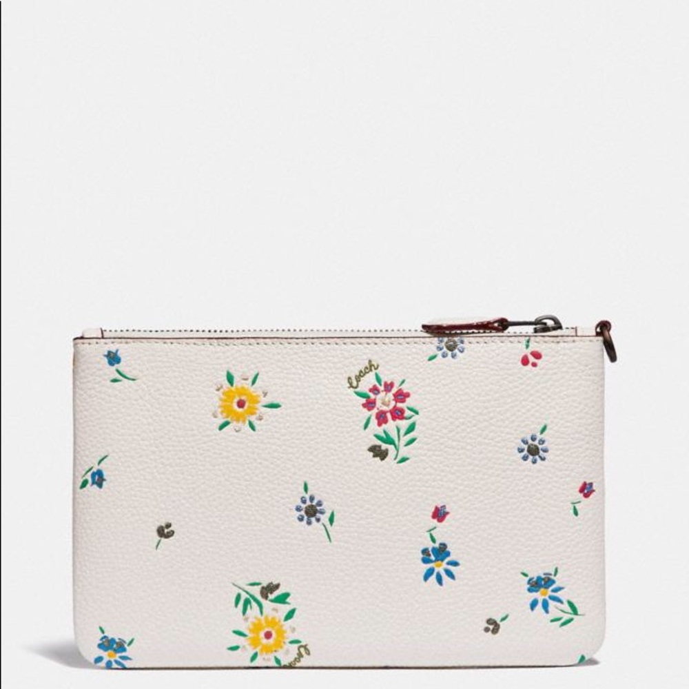 NWT Coach RARE Gorgeous Large Wild Flower Wristlet!! HOST PICK!! - Picture 2 of 5